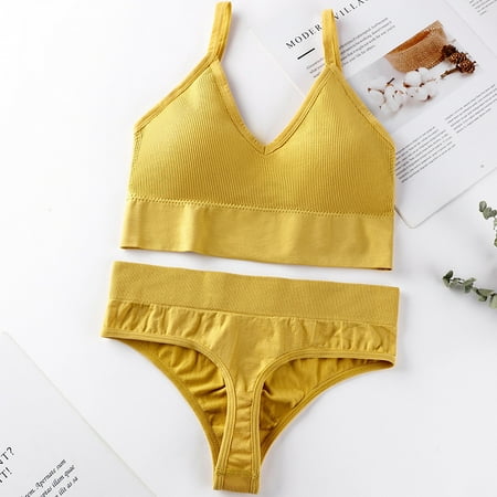 Amuver Women Underwear Set Bra + Briefs Beautiful Back Gathered High Waist Solid Color Clothing
Amuver Women Underwear Set Bra + Briefs Beautiful Back Gathered High Waist Solid Color Clothing