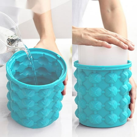 Outdoor round ice bucket with cover Household Large Capacity Ice Bucket Ice Lattice Food Grade Silicone Ice Block Storage Ice Bucket
Outdoor round ice bucket with cover Household Large Capacity Ice Bucket Ice Lattice Food Grade Silicone Ice Block Storage Ice Bucket
