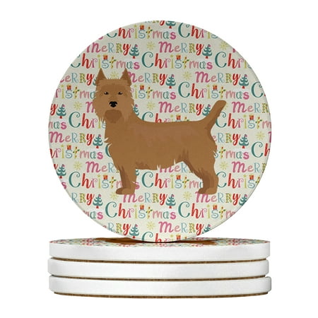 Australian Terrier Merry Christmas Large Sandstone Coasters Pack of 4 4 in x 4 in
Australian Terrier Merry Christmas Large Sandstone Coasters Pack of 4 4 in x 4 in