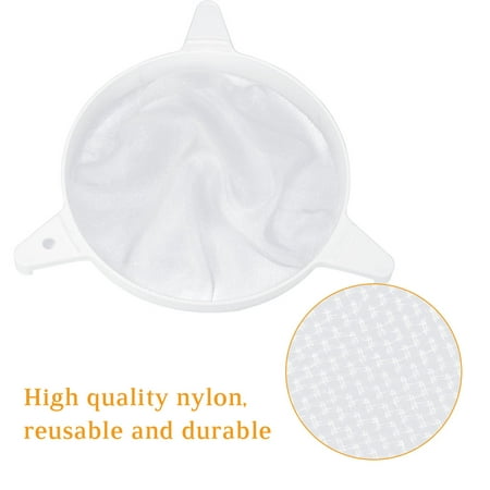 

Plastic Honey Strainer White Color Honey Filter Strainer Beekeeping Equipment Double For BeeKeeper For Bee-Keeping
