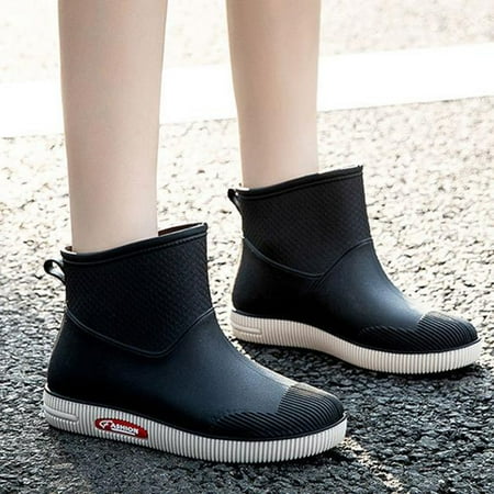 Cathalem Constructor Boots Rainshoes Women Short Tube Plush Thermal Water Shoes Waterproof Shoes Fashion Clean Boots for Men Black 520
Cathalem Constructor Boots Rainshoes Women Short Tube Plush Thermal Water Shoes Waterproof Shoes Fashion Clean Boots for Men Black 520