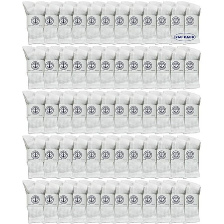 240 Pairs Of SOCKS NBULK Wholesale Kids Crew Socks Childrens Cotton Casual Crew Socks Size 6-8 (White)
240 Pairs Of SOCKS NBULK Wholesale Kids Crew Socks Childrens Cotton Casual Crew Socks Size 6-8 (White)