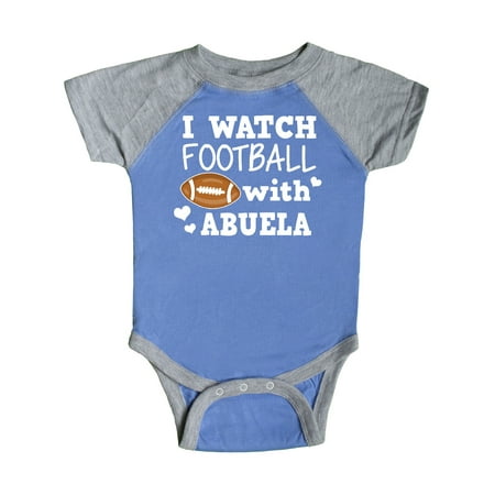Inktastic I Watch Football with My Abuela Gift Baby Boy or Baby Girl Bodysuit 
Inktastic I Watch Football with My Abuela Gift Baby Boy or Baby Girl Bodysuit
