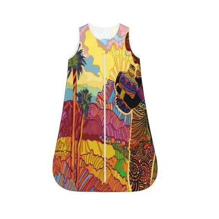 Fotbe Beautiful African Woman Pattern Sleep Sack - Baby Wearable Blanket with Zipper Extra Soft Cotton Sleeveless Sleeping Bag for Infants-Small
Fotbe Beautiful African Woman Pattern Sleep Sack - Baby Wearable Blanket with Zipper Extra Soft Cotton Sleeveless Sleeping Bag for Infants-Small