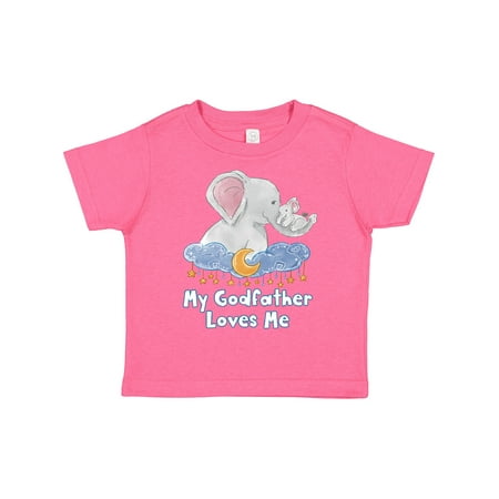 Inktastic My Godfather Loves Me Cute Elephants Cloud Moon and Stars Gift Toddler Boy or Toddler Girl T-Shirt
Inktastic My Godfather Loves Me Cute Elephants Cloud Moon and Stars Gift Toddler Boy or Toddler Girl T-Shirt