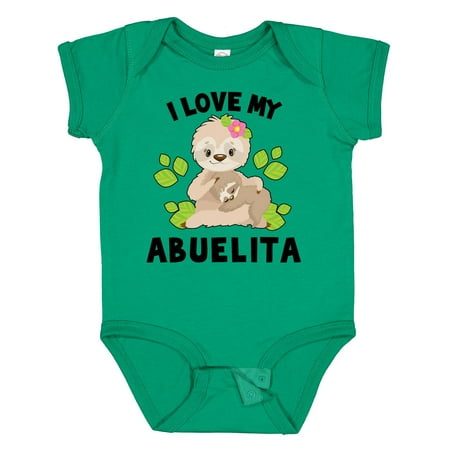 Inktastic Cute Sloth I Love My Abuelita with Green Leaves Gift Baby Boy or Baby Girl Bodysuit
Inktastic Cute Sloth I Love My Abuelita with Green Leaves Gift Baby Boy or Baby Girl Bodysuit