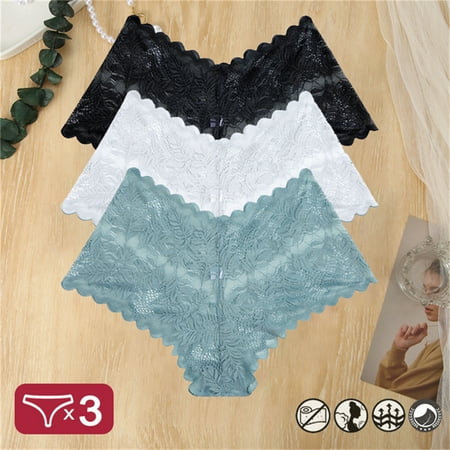 3Pcs/Set Women Sexy Floral Lace Panties Perspective Boyshort Underpants V-Waist Breathable Lingerie
3Pcs/Set Women Sexy Floral Lace Panties Perspective Boyshort Underpants V-Waist Breathable Lingerie