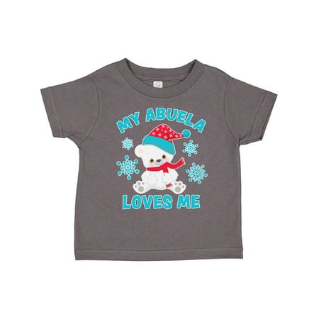 Inktastic Polar Bear My Abuela Loves Me in Santa Hat with Snowflakes Gift Toddler Boy or Toddler Girl T-Shirt
Inktastic Polar Bear My Abuela Loves Me in Santa Hat with Snowflakes Gift Toddler Boy or Toddler Girl T-Shirt