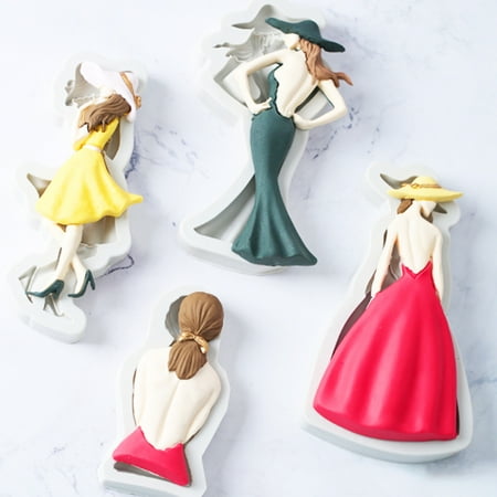 Fogcroll Cake Mold Quick Release Food Grade Non-stick Easy to Clean Reusable Bakeware Silicone Pretty Girl Image Chocolate Mold Craft Supplies
Fogcroll Cake Mold Quick Release Food Grade Non-stick Easy to Clean Reusable Bakeware Silicone Pretty Girl Image Chocolate Mold Craft Supplies