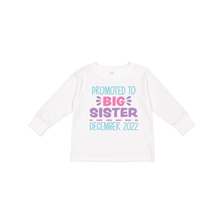 Inktastic Promoted to Big Sister December 2022 Gift Toddler Toddler Girl Long Sleeve T-Shirt
Inktastic Promoted to Big Sister December 2022 Gift Toddler Toddler Girl Long Sleeve T-Shirt