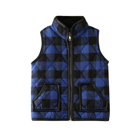 Sunisery Kids Baby Girls Plaid Vest Waistcoat Warm Jacket Winter Outwear Christmas Blue/Black 3-4 Years
Sunisery Kids Baby Girls Plaid Vest Waistcoat Warm Jacket Winter Outwear Christmas Blue/Black 3-4 Years