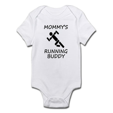 CafePress - Mommys Running Buddy Body Suit - Baby Light Bodysuit