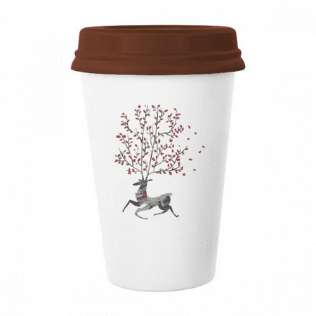 Reindeer mas Artistic Effect Hand-painted Mug Coffee Drinking Glass Pottery Cerac Cup Lid
Reindeer mas Artistic Effect Hand-painted Mug Coffee Drinking Glass Pottery Cerac Cup Lid
