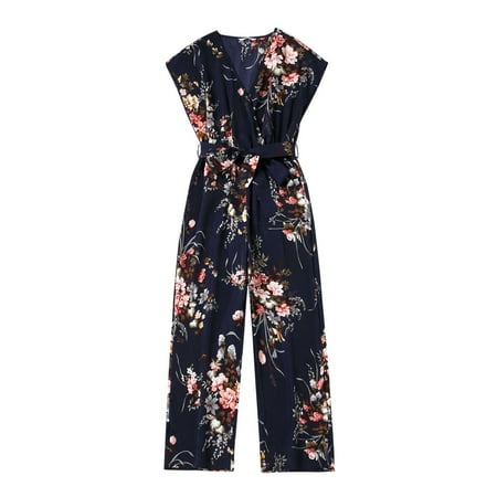 vbnergoie Mommy And Me Sleeveless Floral Printed Romper Jumpsuit With Belt Family Matching Outfits Christmas Pajamas for Family Set Family Christmas Pajamas Pants
vbnergoie Mommy And Me Sleeveless Floral Printed Romper Jumpsuit With Belt Family Matching Outfits Christmas Pajamas for Family Set Family Christmas Pajamas Pants