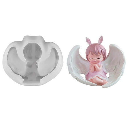 Younar Baking Molds Angel Shape Chocolate Molds Helpful for Making Edible Cake Decorations Supplies Cake Topper Easy to Clean And Release Delicately Made 3D Silicone Baking Molds for Chocolate sweetie
Younar Baking Molds Angel Shape Chocolate Molds Helpful for Making Edible Cake Decorations Supplies Cake Topper Easy to Clean And Release Delicately Made 3D Silicone Baking Molds for Chocolate sweetie