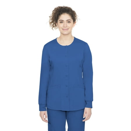 Healing Hands Purple Label Women s Daisy 5-Pocket Scrub Jacket