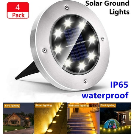 Solar Ground Lights Outdoor 8LED Solar Garden Lights IP65 Waterproof Solar Disk Lights for Pathway Yard Deck Patio Walkway
Solar Ground Lights Outdoor 8LED Solar Garden Lights IP65 Waterproof Solar Disk Lights for Pathway Yard Deck Patio Walkway
