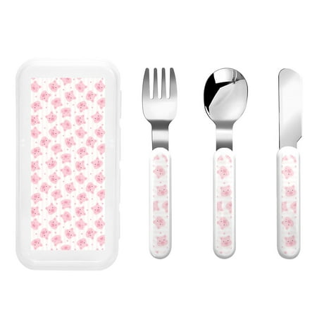 Matuu Cartoon Pig for Stainless Steel Kids Cutlery and Toddler Flatware Kids Utensil Set includes Knives Forks Spoons Ideal for Home and Preschools
Matuu Cartoon Pig for Stainless Steel Kids Cutlery and Toddler Flatware Kids Utensil Set includes Knives Forks Spoons Ideal for Home and Preschools