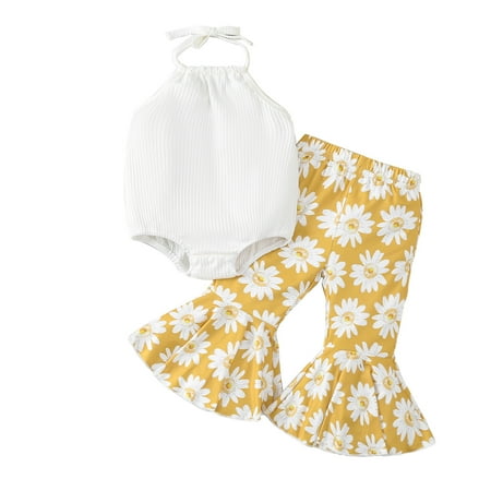 HIBRO Kids Toddler Baby Girls Spring Summer Floral Cotton Ribbed Sleeveless Vest Bell Bottom Outfits Clothes Girl Baby Sleepers Headbands Mommy Princess Baby Clothes
HIBRO Kids Toddler Baby Girls Spring Summer Floral Cotton Ribbed Sleeveless Vest Bell Bottom Outfits Clothes Girl Baby Sleepers Headbands Mommy Princess Baby Clothes