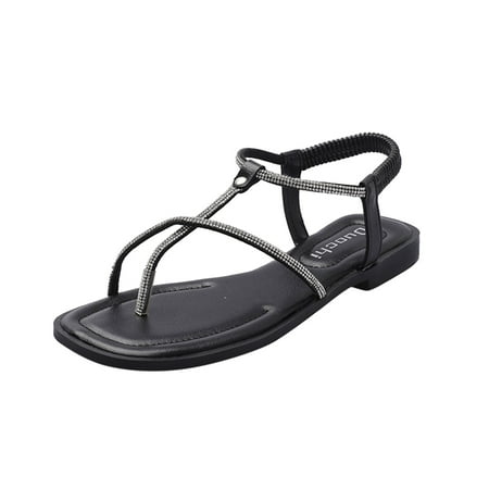 Rhinestone Thong Sandals For Women Dressy Summer Clip Toe Flat Sandals Square Toe Elastic Straps Sandals Size 8 Comfortable Boho Beach Sandals HSMQHJWE(Black 8)
Rhinestone Thong Sandals For Women Dressy Summer Clip Toe Flat Sandals Square Toe Elastic Straps Sandals Size 8 Comfortable Boho Beach Sandals HSMQHJWE(Black 8)