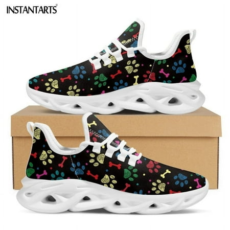 Colorful Cartoon Dog Paw Print Mesh Swing Sneakers for Ladies Breathable Lace up Platform Shoes Women Running Shoes
Colorful Cartoon Dog Paw Print Mesh Swing Sneakers for Ladies Breathable Lace up Platform Shoes Women Running Shoes