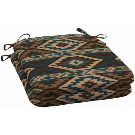 Better Homes and Gardens Outdoor Patio Wrought Iron Seat Pad, Set of 2, Multiple Patterns