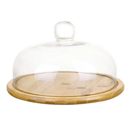 HOMEMAXS 1 Pc Household Bread Plate Pastry Plate Convenient Snack Tray with Glass Cover
HOMEMAXS 1 Pc Household Bread Plate Pastry Plate Convenient Snack Tray with Glass Cover