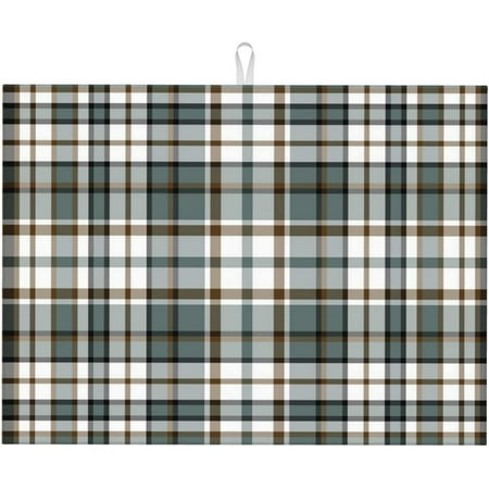 Checkered Large Dish Drying Mat Absorbent Dish Drainer Kitchen Counter Super Absorbent Microfiber Dish Drying Pad 18x24 Inch
Checkered Large Dish Drying Mat Absorbent Dish Drainer Kitchen Counter Super Absorbent Microfiber Dish Drying Pad 18x24 Inch