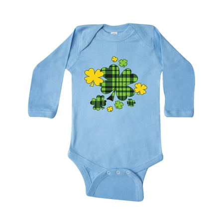 Inktastic St. Patrick s Day Plaid Green and Yellow Shamrocks Gift Baby Boy or Baby Girl Long Sleeve Bodysuit
Inktastic St. Patrick s Day Plaid Green and Yellow Shamrocks Gift Baby Boy or Baby Girl Long Sleeve Bodysuit