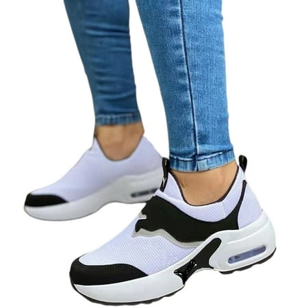 Womens Walking Shoes Slip on Sock Sneakers Lady Girls Nurse Mesh Air Cushion Platform Loafers Fashion Casual Running Shoes Breathable Mesh Upper Shoes
Womens Walking Shoes Slip on Sock Sneakers Lady Girls Nurse Mesh Air Cushion Platform Loafers Fashion Casual Running Shoes Breathable Mesh Upper Shoes