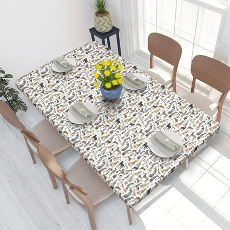 Home Deluxe Tablecloth Wippets And Lurcher Dogs Waterproof Elastic Rim Edged Table Cover- For Christmas Parties And Picnics 4ft
Home Deluxe Tablecloth Wippets And Lurcher Dogs Waterproof Elastic Rim Edged Table Cover- For Christmas Parties And Picnics 4ft