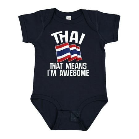Inktastic Thailand Flag Thai Gift Gift Baby Boy or Baby Girl Bodysuit