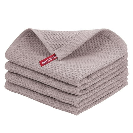 Feokm Cotton Dish Cloths Weave Soft and Absorbent Dish Towels 4 Pack Dish Rags 13.4 X 13.4 Inches Dishcloths for Kitchen Washing Dishes Towel
Feokm Cotton Dish Cloths Weave Soft and Absorbent Dish Towels 4 Pack Dish Rags 13.4 X 13.4 Inches Dishcloths for Kitchen Washing Dishes Towel