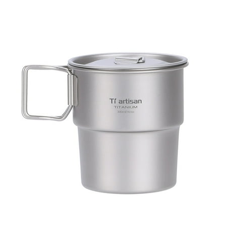 300Ml Titanium Coffee Cup With Lid Stackable Mug For Outdoor Camping Backpacking
300Ml Titanium Coffee Cup With Lid Stackable Mug For Outdoor Camping Backpacking
