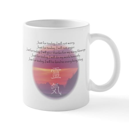 CafePress - Reiki Principles Mug - 11 oz Ceramic Mug - Novelty Coffee Tea Cup
CafePress - Reiki Principles Mug - 11 oz Ceramic Mug - Novelty Coffee Tea Cup