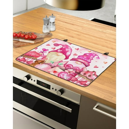 Pink Gnomes Valentines Day Stove Top Covers for Electric Stove Heat Insulation Fireproof Glass Cooktop Cover Counter Top Glass Stove Cover for Prevent Scratches 29 x21 Love Heart Dessert
Pink Gnomes Valentines Day Stove Top Covers for Electric Stove Heat Insulation Fireproof Glass Cooktop Cover Counter Top Glass Stove Cover for Prevent Scratches 29 x21 Love Heart Dessert