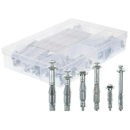 42pcs Hollow Wall Anchors Drywall Screw Fasteners Wall Fixing Hollow Anchors