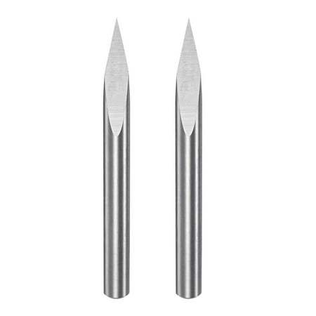 Uxcell 4mm Shank 0.1mm Tip 25 Degree Carbide 3 Flutes Wood Engraving CNC Bits 2 Pack
Uxcell 4mm Shank 0.1mm Tip 25 Degree Carbide 3 Flutes Wood Engraving CNC Bits 2 Pack