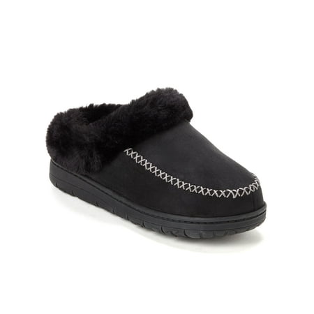 Dearfoams Cozy Comfort Women's Moc Toe Clog Slippers