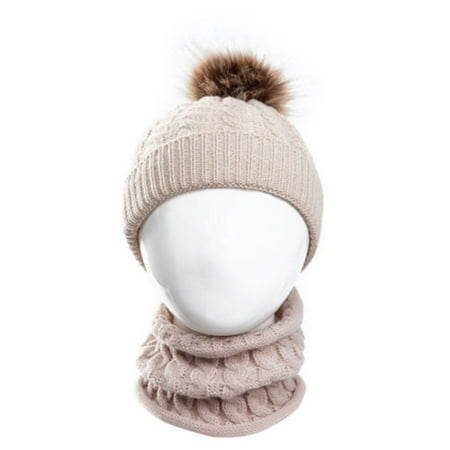 Jkerther 2Pcs Toddler Kids Baby Winter Knitted Hat with Pom Pom Crochet Winter Beanie Cap+Scarf
Jkerther 2Pcs Toddler Kids Baby Winter Knitted Hat with Pom Pom Crochet Winter Beanie Cap+Scarf