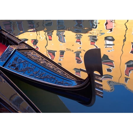 Gango Home Decor Gondolas & Reflections III by Rita Crane (Printed on Paper); One 36x24in Fine Art Paper Giclee Print