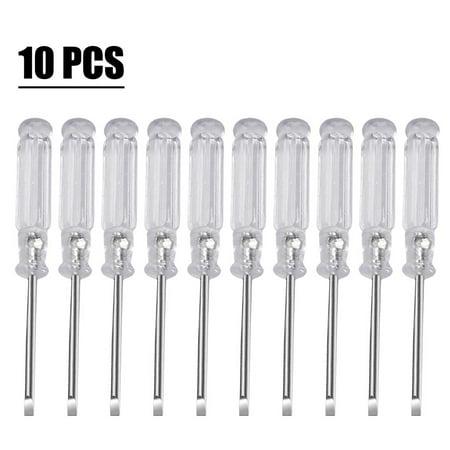 10 Pcs 3.74inch Small Screwdriver Repair Hand Tool Slotted Cross Screwdrivers