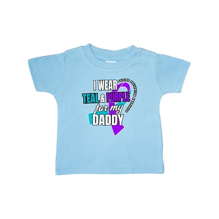 Inktastic Suicide Prevention I Wear Teal and Purple for My Daddy Gift Baby Boy or Baby Girl T-Shirt
Inktastic Suicide Prevention I Wear Teal and Purple for My Daddy Gift Baby Boy or Baby Girl T-Shirt
