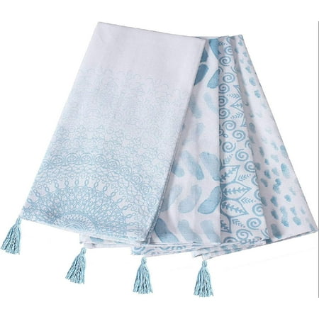 Eco-Friendly 100% Cotton Highly Absorbent Kitchen Dish Cloth Towels | Mandala Blue Print | Set of 4 | 20x28 inch | Designed to Make Your Kitchen More Alluring
Eco-Friendly 100% Cotton Highly Absorbent Kitchen Dish Cloth Towels | Mandala Blue Print | Set of 4 | 20x28 inch | Designed to Make Your Kitchen More Alluring