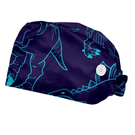 2PCS Working Cap with Buttons and Sweatband Adjustable Tie Back Hats Bouffant Caps Dinosaur Scrub Turban Hat
2PCS Working Cap with Buttons and Sweatband Adjustable Tie Back Hats Bouffant Caps Dinosaur Scrub Turban Hat