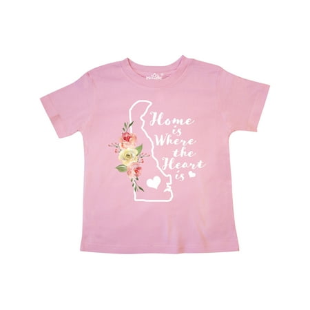 Inktastic Delaware Home is Where the Heart is with Watercolor Floral Gift Toddler Boy or Toddler Girl T-Shirt
Inktastic Delaware Home is Where the Heart is with Watercolor Floral Gift Toddler Boy or Toddler Girl T-Shirt