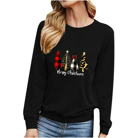 Mrat Long Sleeve Ladies Tops and Blouses Round-Neck Shirts Fashion Ladies Round Neck Long Sleeve Printed Casual Top Sweatshirt Long Sleeve Bustier Tops for Female
Mrat Long Sleeve Ladies Tops and Blouses Round-Neck Shirts Fashion Ladies Round Neck Long Sleeve Printed Casual Top Sweatshirt Long Sleeve Bustier Tops for Female