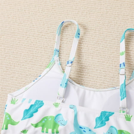Gubotare Girl s Swimsuit Sport Dinosaur Pattern High Waist Bikini Set Bathing Suit Summer Beach Rash Guard 5t 6t Bathing Suit White 7-9 Years
Gubotare Girl s Swimsuit Sport Dinosaur Pattern High Waist Bikini Set Bathing Suit Summer Beach Rash Guard 5t 6t Bathing Suit White 7-9 Years