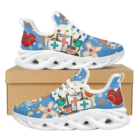 Nurse Supplies Pattern Fashion Lace Up Platform Shoes Doctor Hospital Nursing Shoes Cozy Lightweight Youth Outdoor Sneakers
Nurse Supplies Pattern Fashion Lace Up Platform Shoes Doctor Hospital Nursing Shoes Cozy Lightweight Youth Outdoor Sneakers