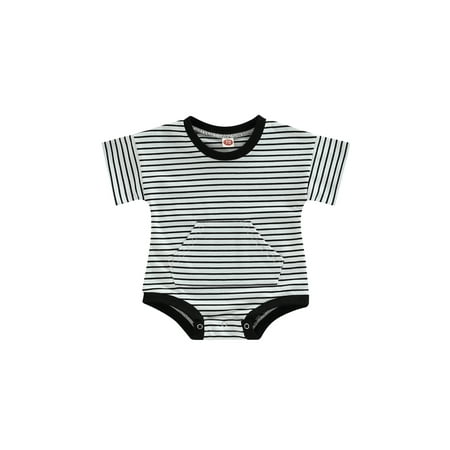 Binpure Newborn Baby Summer Jumpsuit Casual Striped Short Sleeve Round Neck Romper for Toddler Boy Girls
Binpure Newborn Baby Summer Jumpsuit Casual Striped Short Sleeve Round Neck Romper for Toddler Boy Girls